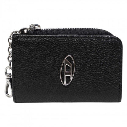 Front - Diesel Wallet Leather Zipped Keyring
