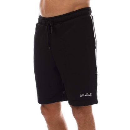 Front - Lyle & Scott Mens Taped Shorts