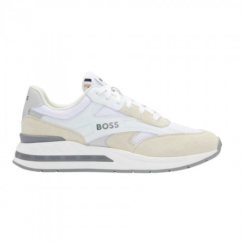 Front - Boss Mens Kurt Runn Dual Fabric Trainers