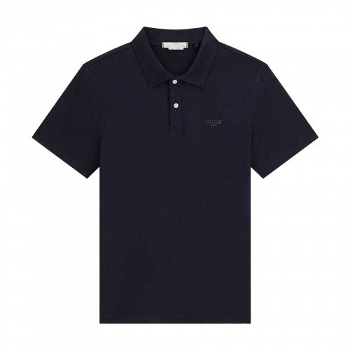 Front - Guess Mens Logo Polo Shirt