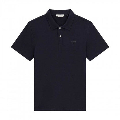 Front - Guess Mens Logo Polo Shirt