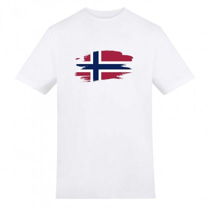 Front - AWD Mens Norway World Cup Flag Short-Sleeved T-Shirt