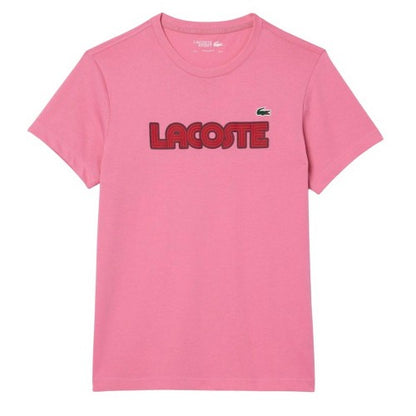 Front - Lacoste Mens Logo Cotton Ultra Dry Sports T-Shirt