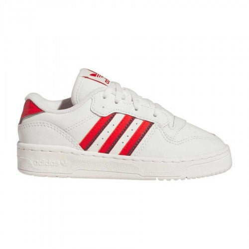 Front - Adidas Childrens/Kids Originals Rivalry Leather Trainers