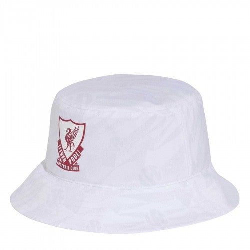 Front - Adidas Mens Liverpool FC Bucket Hat