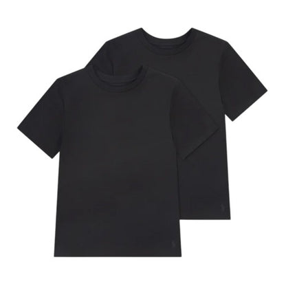 Front - Ralph Lauren Childrens/Kids Cotton Jersey T-Shirt (Pack of 2)