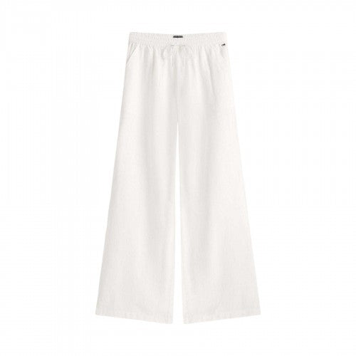 Front - Tommy Jeans Womens/Ladies Lightweight Straight Leg Trousers