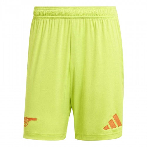 Front - Adidas Unisex Adult 2024/2025 Arsenal FC Goalkeeper Shorts