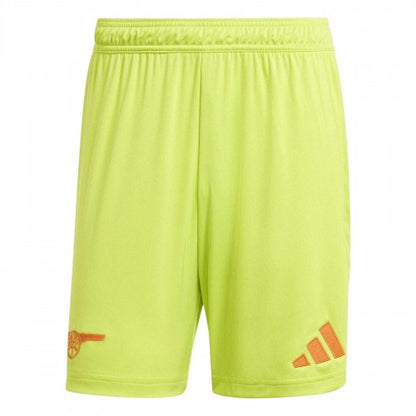 Front - Adidas Unisex Adult 2024/2025 Arsenal FC Goalkeeper Shorts
