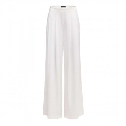 Front - Boss Womens/Ladies Tetosa Pleated Relaxed Fit Trousers