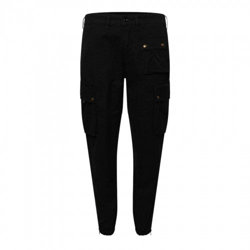 Front - Belstaff Mens Trialmaster Cargo Trousers