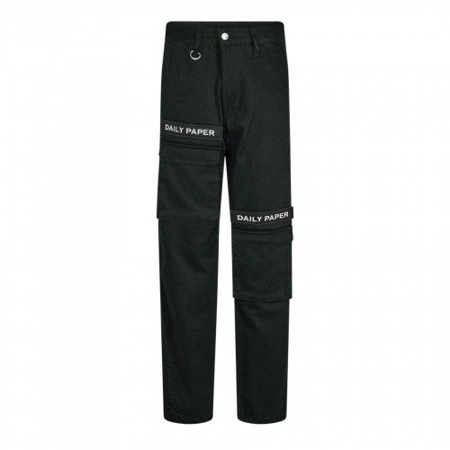 Front - Daily Paper Mens Relaxed Fit Cargo Trousers
