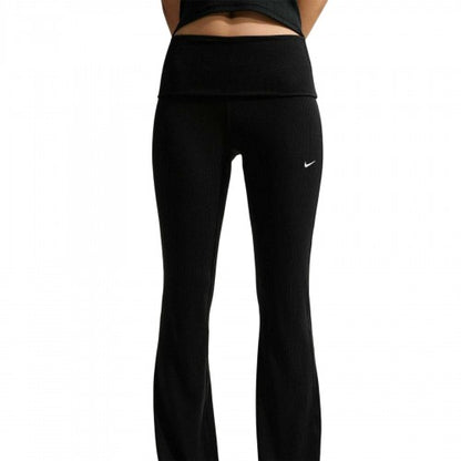 Front - Nike Womens/Ladies Ribbed Yoga Pants