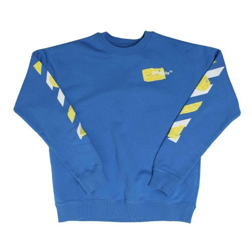 Front - Off White Childrens/Kids Shaped Crew Neck Sweatshirt