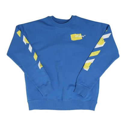 Front - Off White Childrens/Kids Shaped Crew Neck Sweatshirt