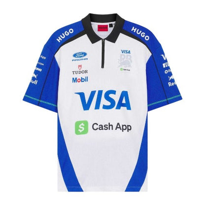 Front - Hugo Mens Woodmark Oracle Red Bull Racing Polo Shirt