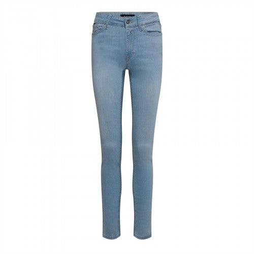 Front - Replay Womens/Ladies New Luz Cotton Denim Skinny Jeans