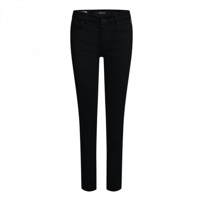 Front - Replay Womens/Ladies New Luz Plain Skinny Jeans