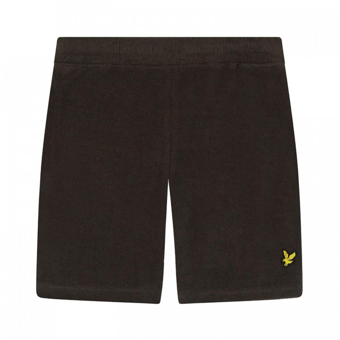Front - Lyle & Scott Childrens/Kids Towelling Shorts