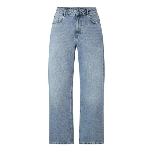 Front - Couture Club Mens Denim Wide Leg Jeans