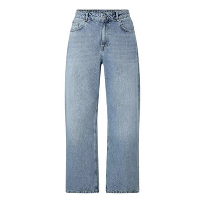 Front - Couture Club Mens Denim Wide Leg Jeans