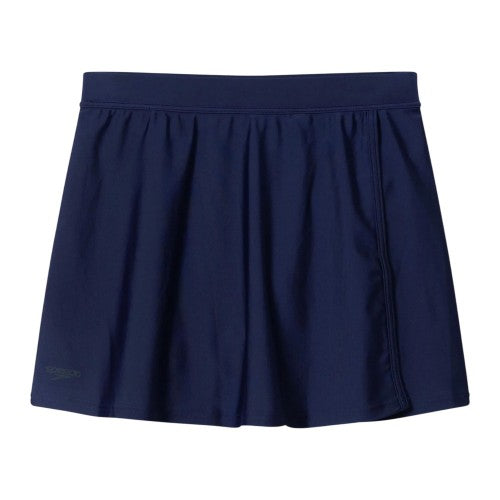 Front - Speedo Womens/Ladies Plain Swimming Skirt