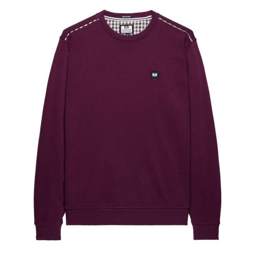 Front - Weekend Offender Mens Vega Crew Neck Sweatshirt