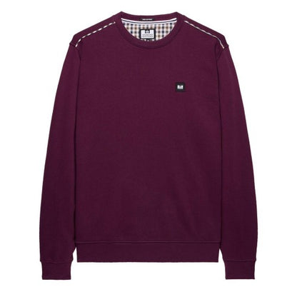 Front - Weekend Offender Mens Vega Crew Neck Sweatshirt