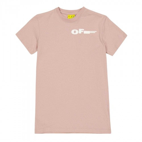 Front - Off-White Childrens/Kids Logo T-Shirt