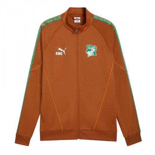 Front - Puma Mens World Cup 2026 Ivory Coast FC Tracksuit Top