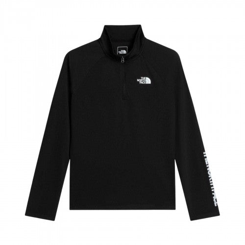Front - The North Face Childrens/Kids Flex Quarter Zip Base Layer Top