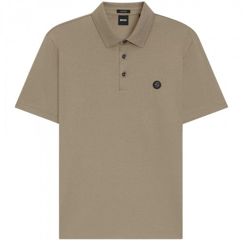Front - Boss Mens Parris Cotton Regular Polo Shirt
