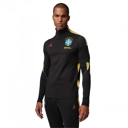 Front - Nike Unisex Adult 2026 Brazil Athletic Training Track Top