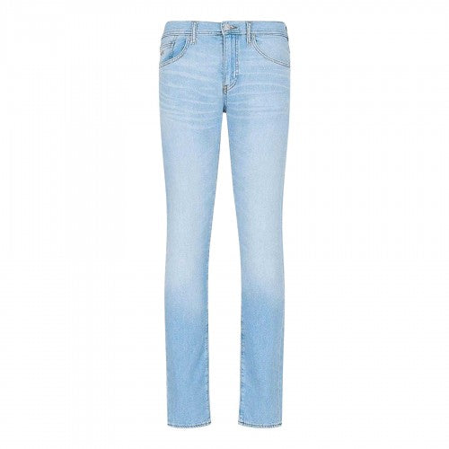 Front - Armani Exchange Mens Cotton Twill Slim Jeans