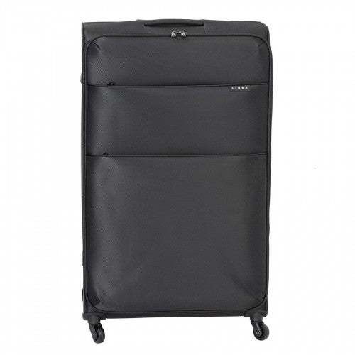 Front - Linea Plain Softshell Suitcase