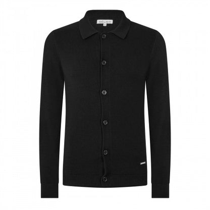 Front - Belier Mens Knitted Overshirt