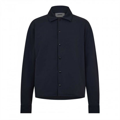 Front - Guess Mens Achille Plain Overshirt