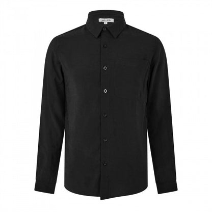 Front - Belier Mens Pocket Long-Sleeved Shirt