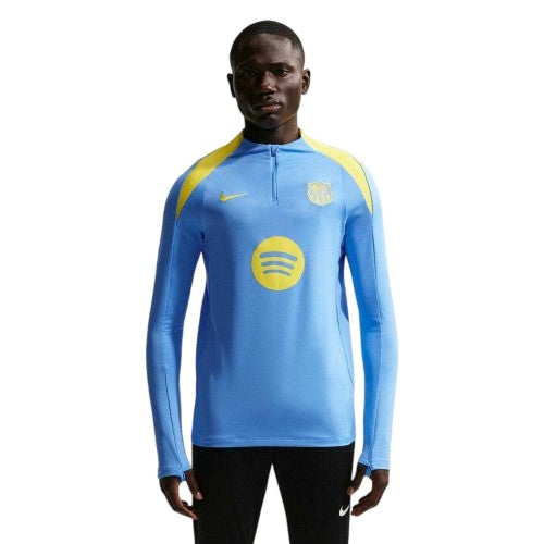 Front - Nike Mens FC Barcelona Long-Sleeved Drill Top
