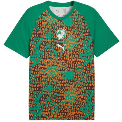 Front - Puma Mens World Cup 2026 Ivory Coast FC Football Shirt