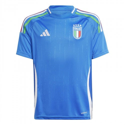 Front - Adidas Childrens/Kids Italy Home Shirt