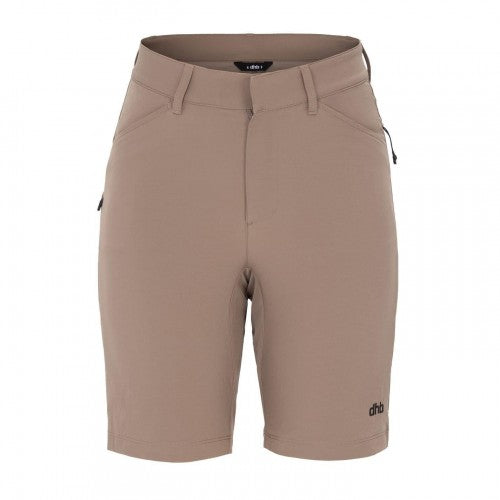 Front - dhb Womens/Ladies Trail 2.0 Plain Athletic Shorts