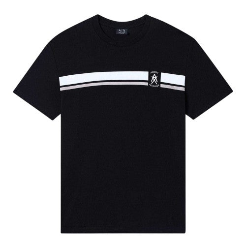 Front - Armani Exchange Mens Exchange Regular Short-Sleeved T-Shirt