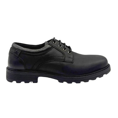 Front - Rockport Mens Marshall Plain Leather Derby Shoes