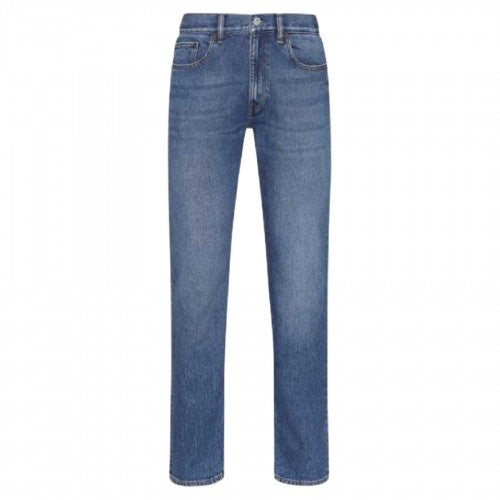Front - Hugo Mens Denim 5 Pockets Slim Jeans
