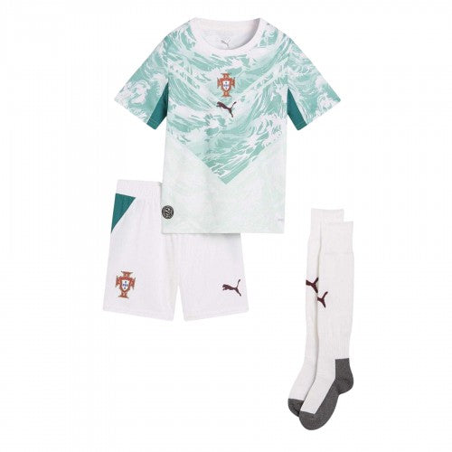 Front - Puma Childrens/Kids World Cup 2026 Portugal FC Football Kit Set