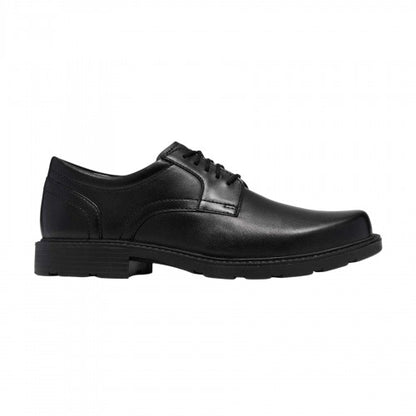 Front - Clarks Mens Kerton Leather Derby Shoes