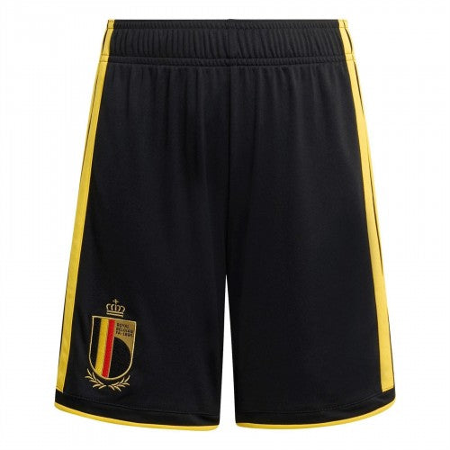 Front - Adidas Childrens/Kids World Cup 2026 Belgium Football Shorts