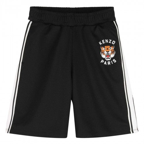 Front - Kenzo Childrens/Kids Paris Fleece Tiger Shorts