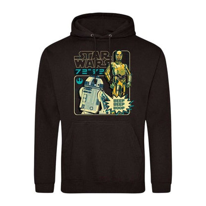 Front - Star Wars Mens R2-D2 & C3PO Hoodie